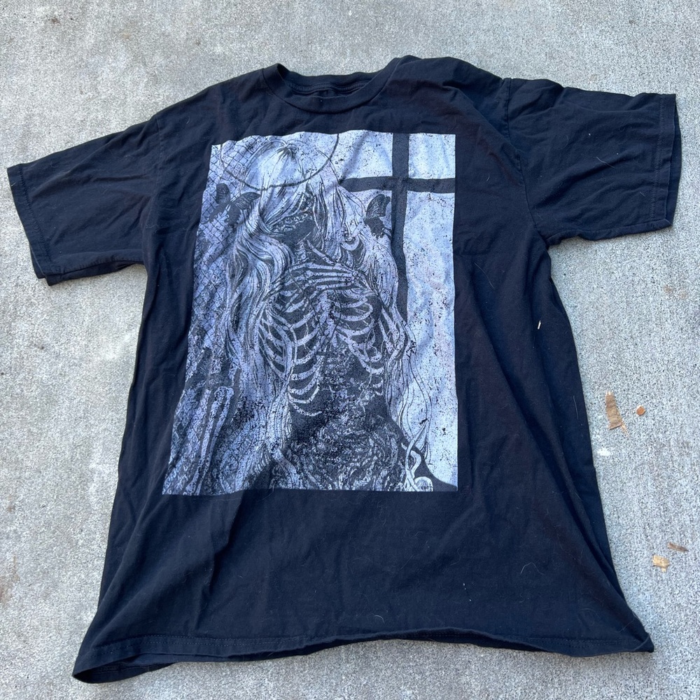 Gothic Skeleton Girl T Shirt